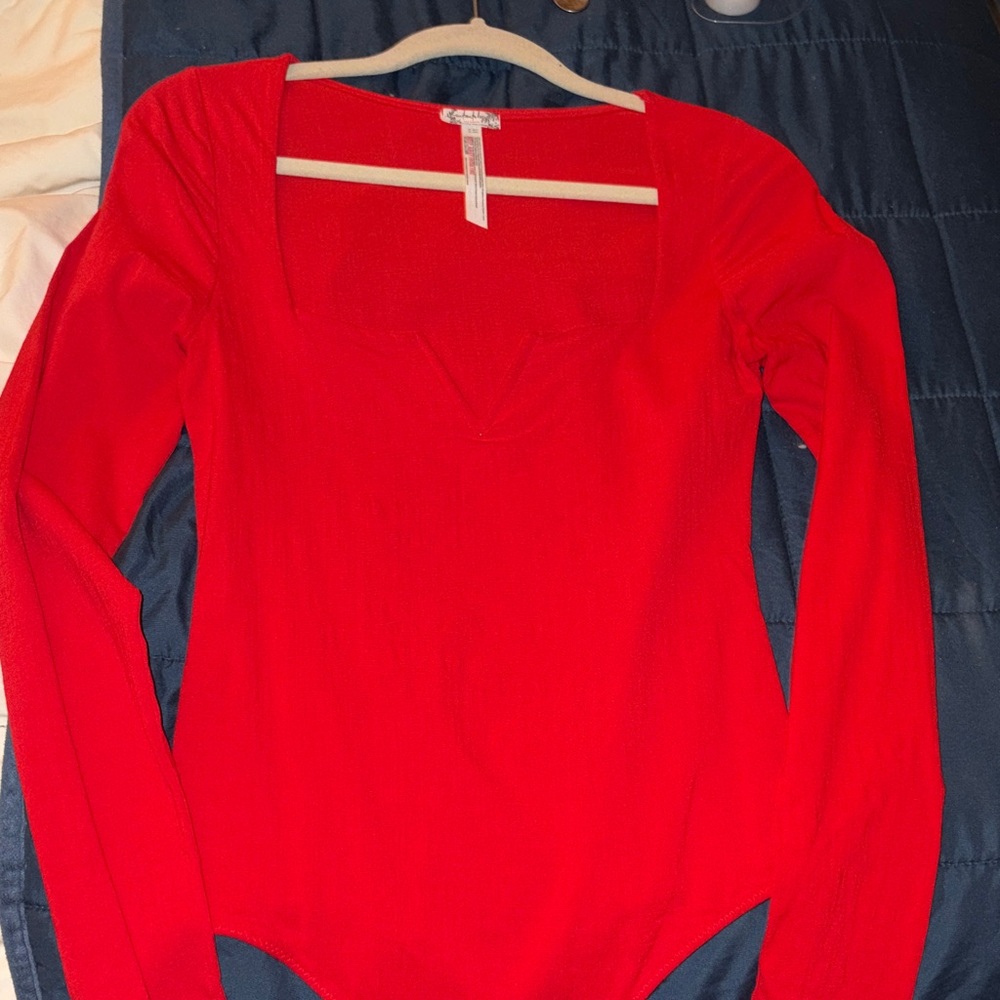 Free People Long Sleeve Bodysuit